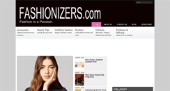 Desktop Screenshot of fashionizers.com